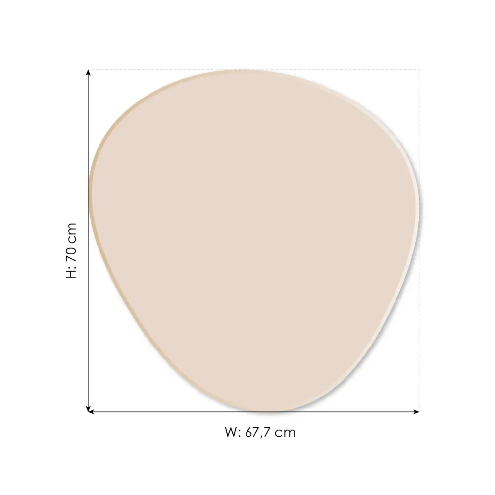 Spogulis Shape Rose Gold 68x70 cm