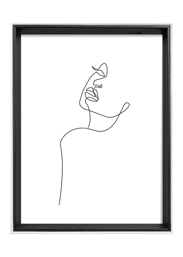 Rāmis Silhouette Melns 18x24 cm