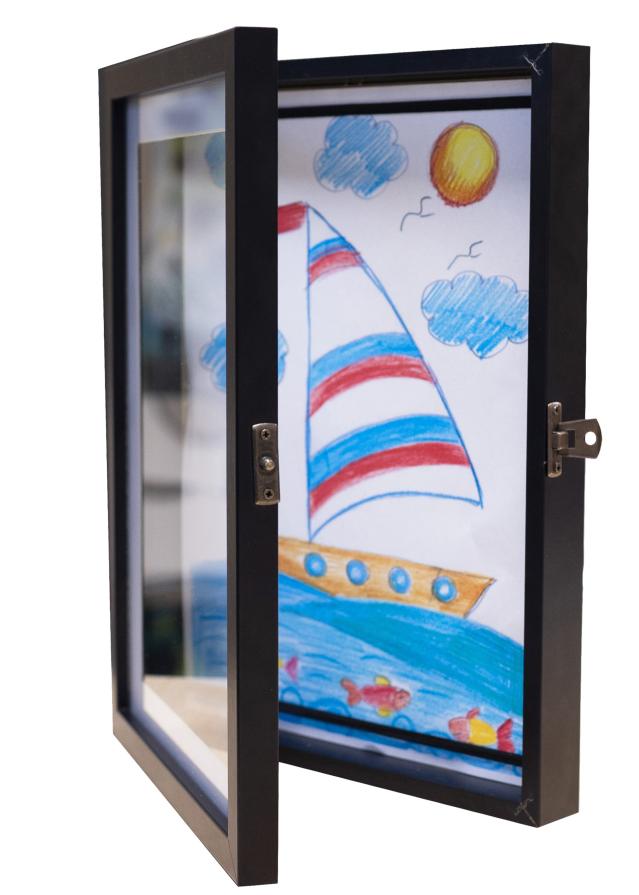 Zīmējumu rāmis Newbie Akrila stikls Melns A4