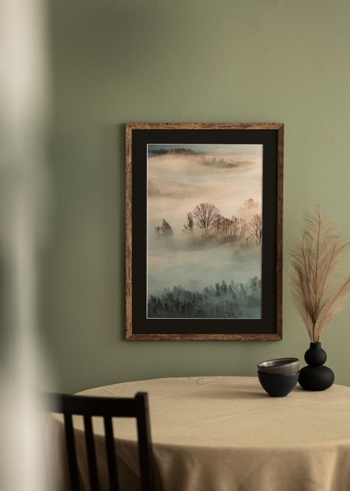 Rāmis Fiorito Washed Oak 60x80 cm - Paspartū Melns 50x70 cm