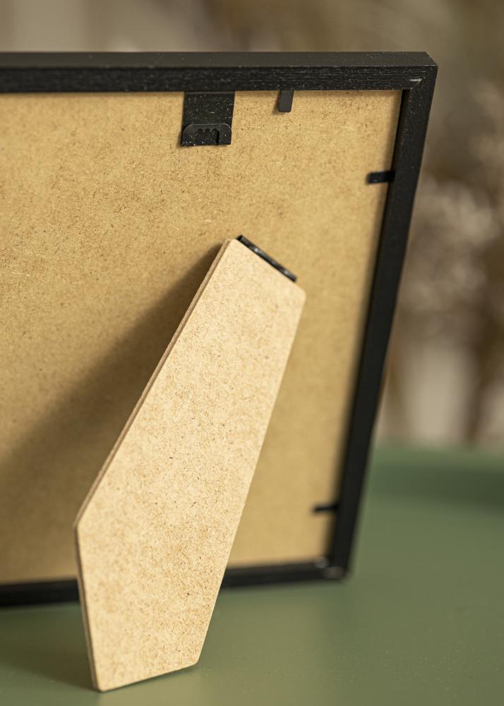 Rāmis Kaspar Melns 15x20 cm - Paspartū Balts 11x15 cm