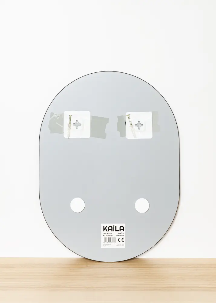 KAILA Spogulis Ovāls Rose Gold 50x70 cm