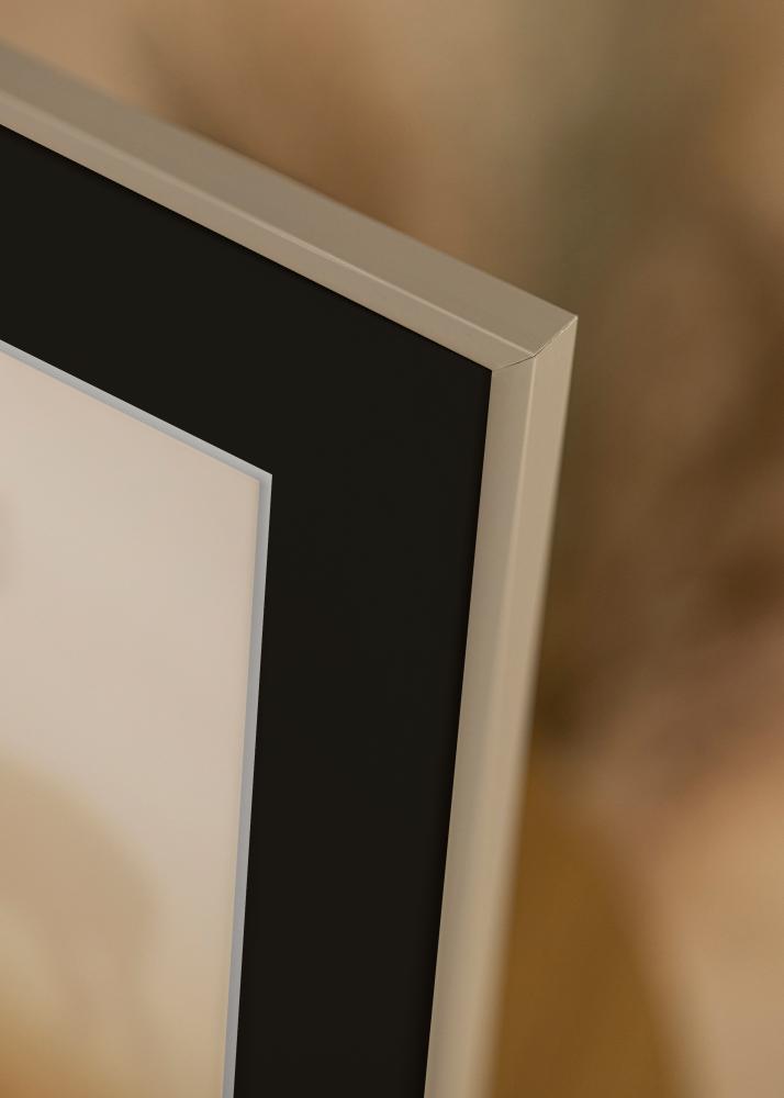 Rāmis New Lifestyle Earth Grey 30x40 cm - Paspartū Melns 18x27 cm