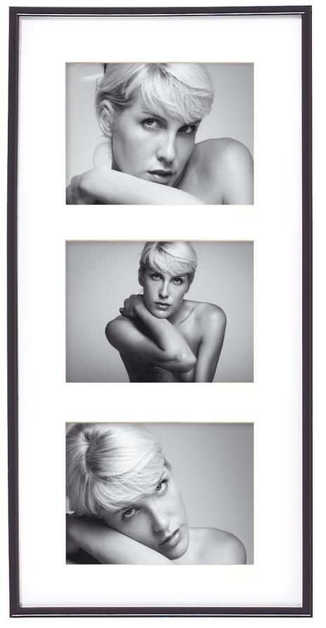 Galeria Kolāžas rāmis Akrila stikls Melns - 3 Bildes (13x18 cm)