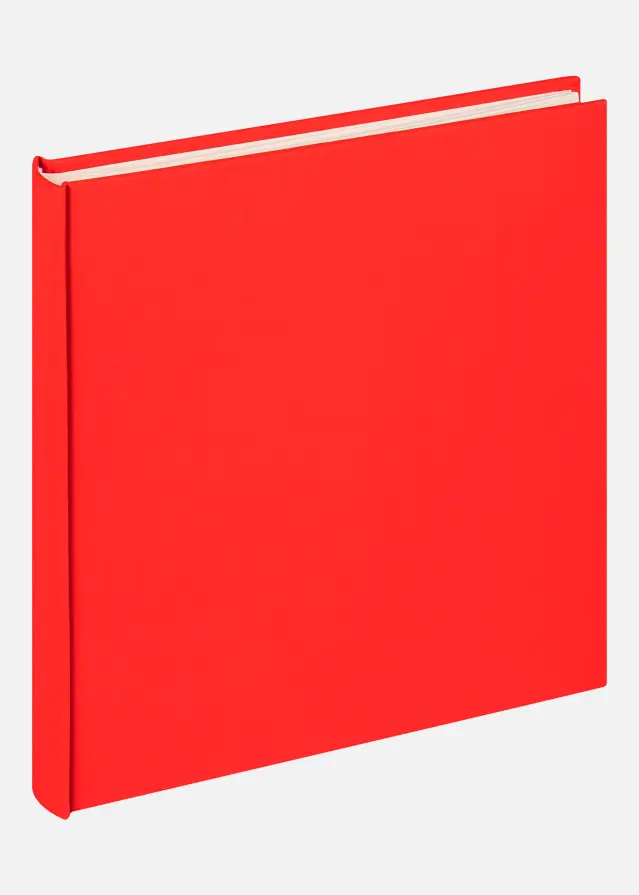 Cloth Albums Sarkans - 22,5x24 cm (40 Balti Lappuses / 20 loksnes)