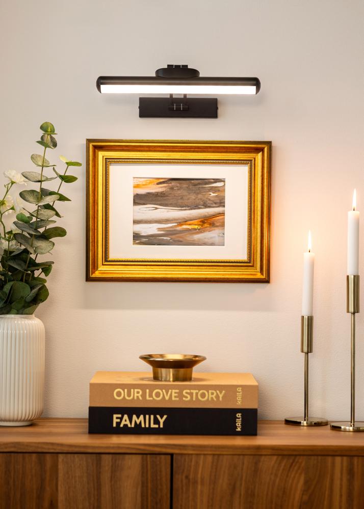 KAILA Luster Akumulatora Darbināta Gleznas Apgaismojums 32 cm - Melns