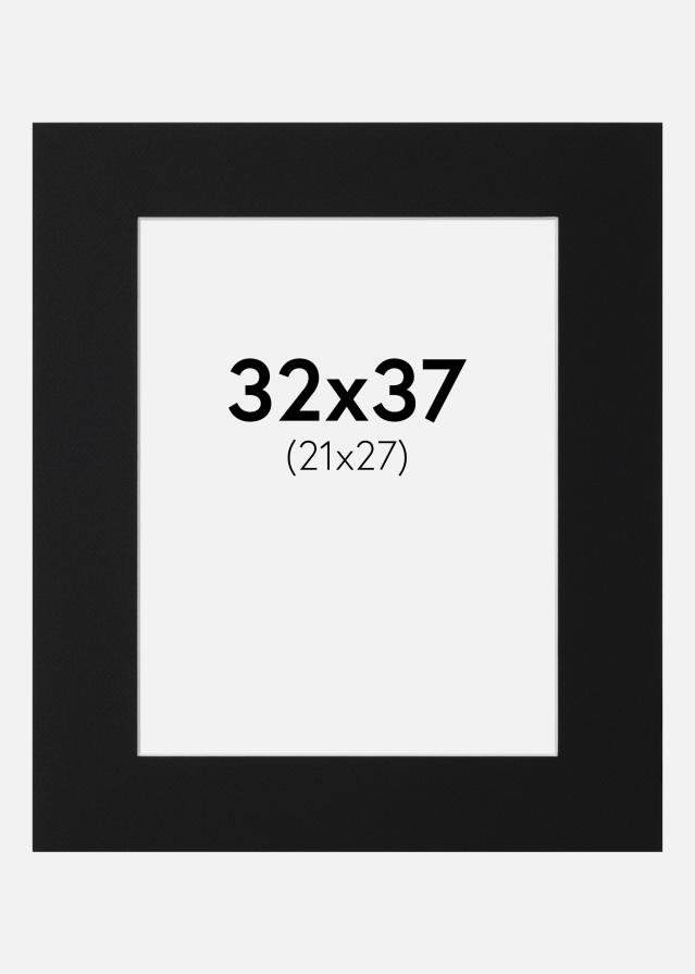 Paspartū Melns Standarts (Balts Kodols) 32x37 cm (21x27)