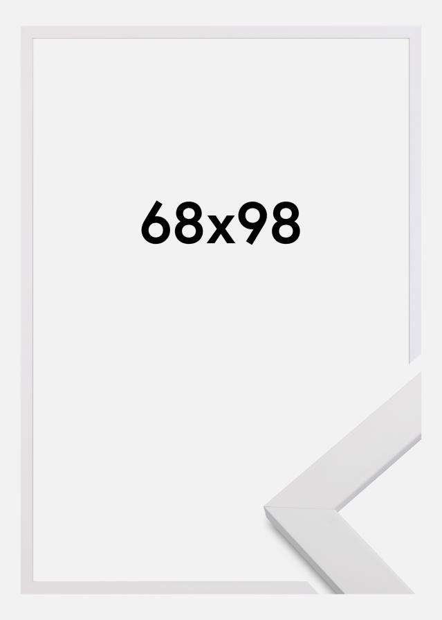 Rāmis White Wood Akrila stikls 68x98 cm