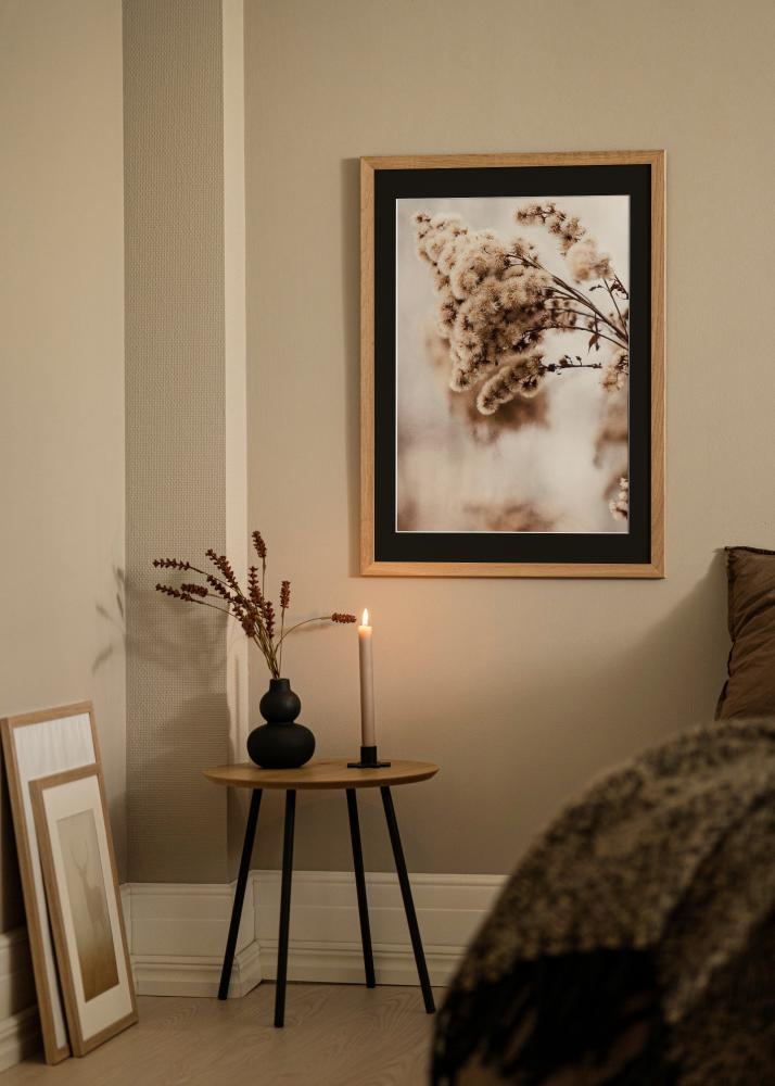 Rāmis Trendline Ozols 40x50 cm - Paspartū Melns 29,7x42 cm (A3)