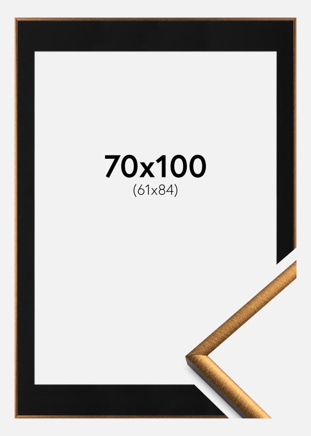 Rāmis New Lifestyle Bronza 70x100 cm - Paspartū Melns 62x85 cm