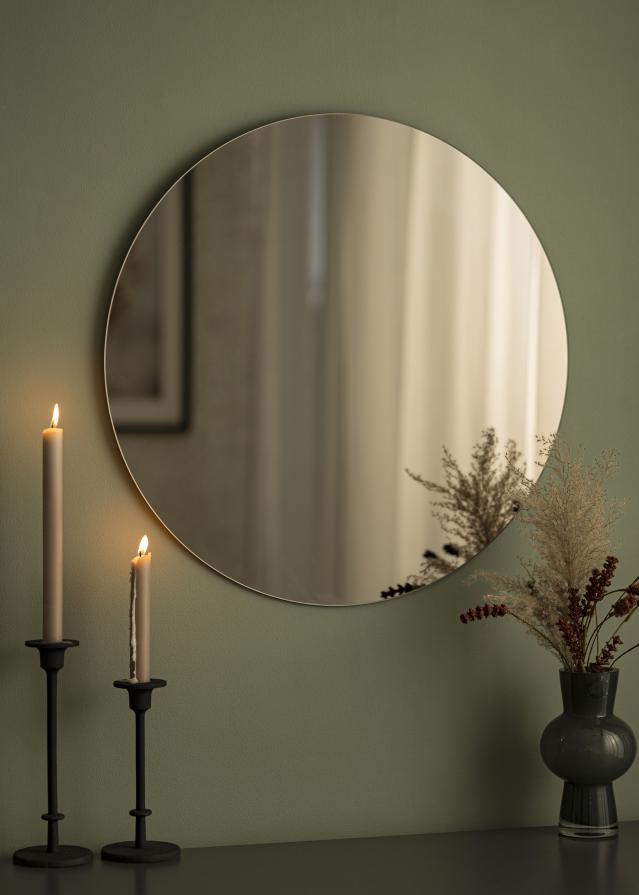 KAILA Apaļš Spogulis Dark Bronze 60 cm Ø