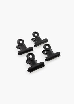 KAILA Plakāts Clip Black 30 mm - 4-gab