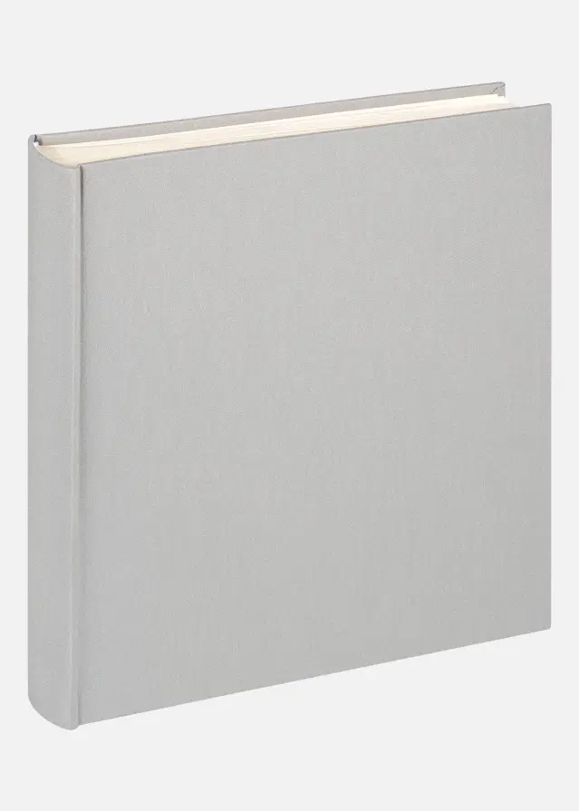 Cloth Albums Pelēks - 28x29 cm (100 Balti Lappuses / 50 loksnes)