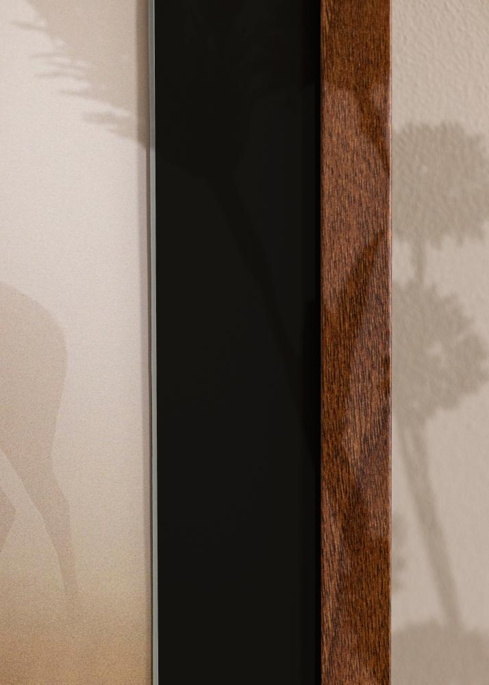Rāmis Estētisks Warm Brown 40x50 cm - Paspartū Melns 29,7x42 cm (A3)