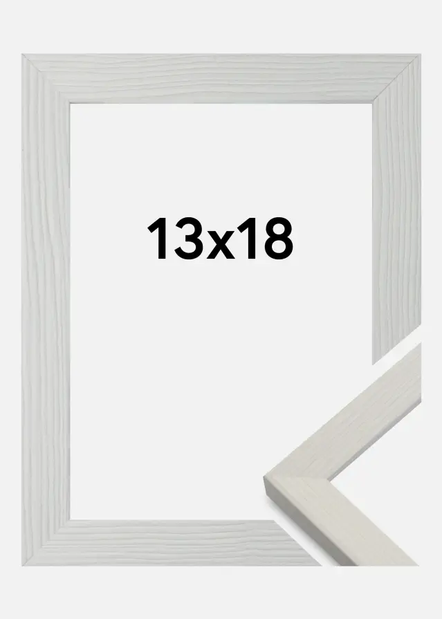 Rāmis Fiorito Balts 13x18 cm