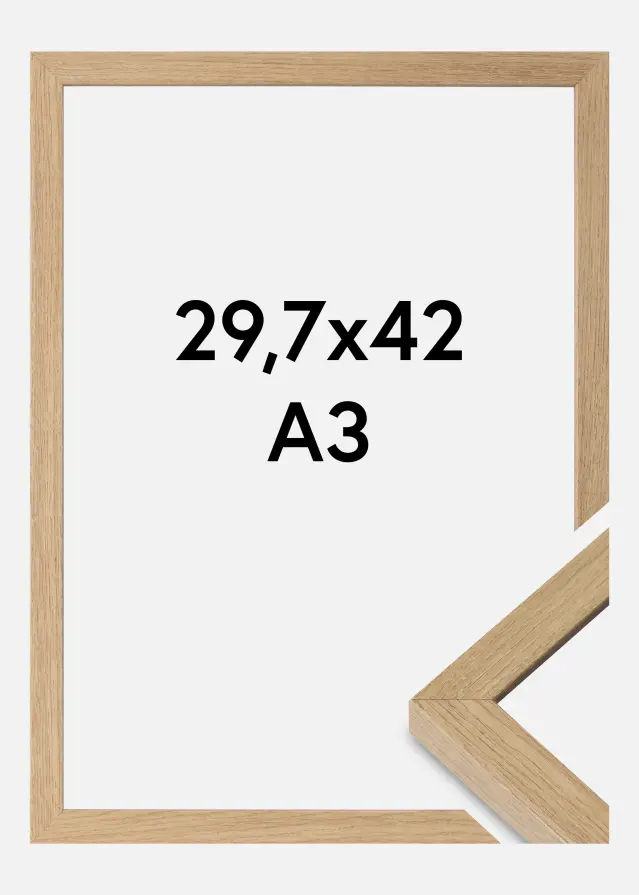 Rāmis Hermes Akrila stikls Natural Oak 29,7x42 cm (A3)
