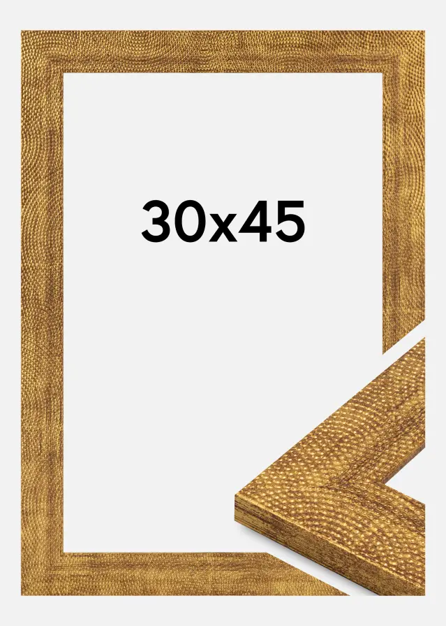 Rāmis Linea Akrila stikls Gold 30x45 cm