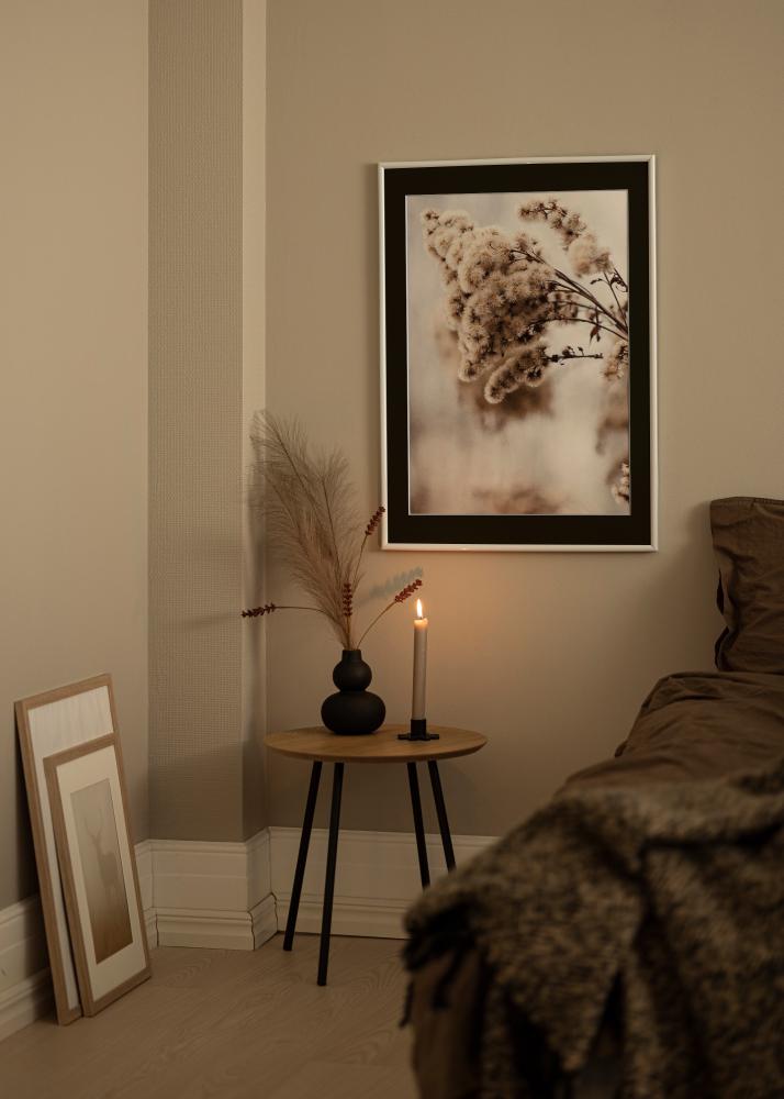 Rāmis Victoria Balts 13x18 cm - Paspartū Melns 9x12 cm