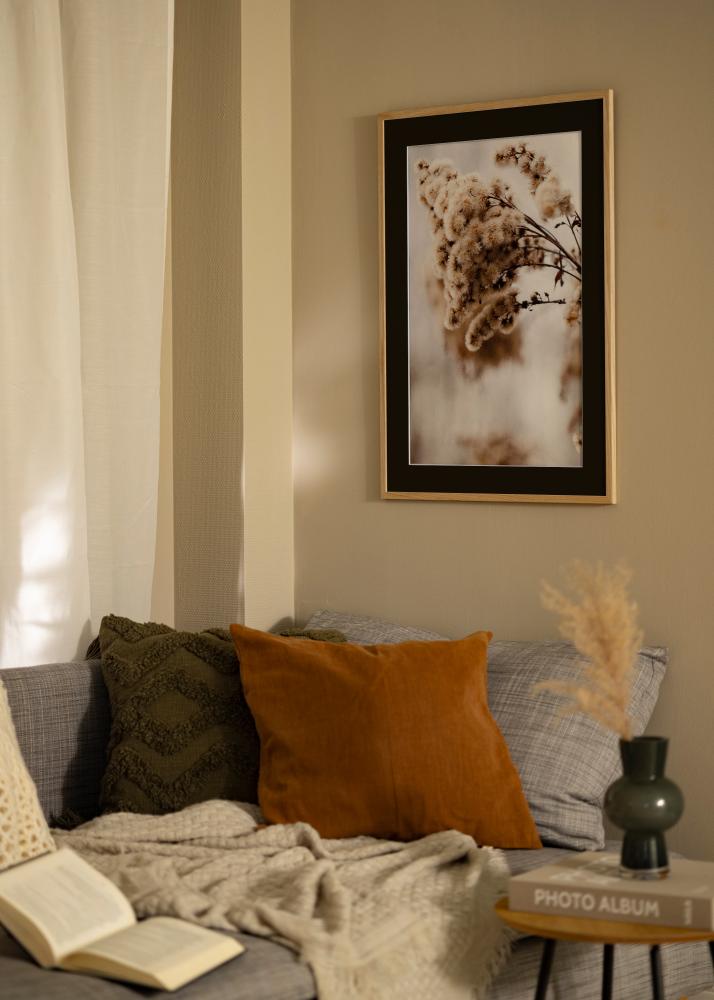 Rāmis Edsbyn Ozols 40x40 cm - Paspartū Melns 10x10 inches