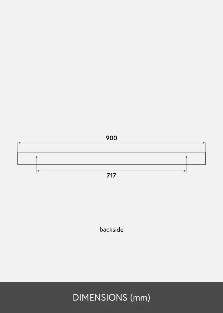 KAILA Gleznas plaukts Ozols 90 cm
