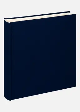 Cloth Albums Zils - 28x29 cm (100 Balti Lappuses / 50 loksnes)
