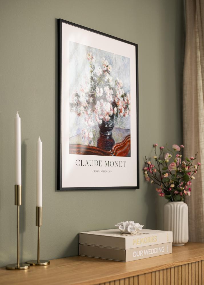 Rāmis Melns šaurs 50 x 70 cm