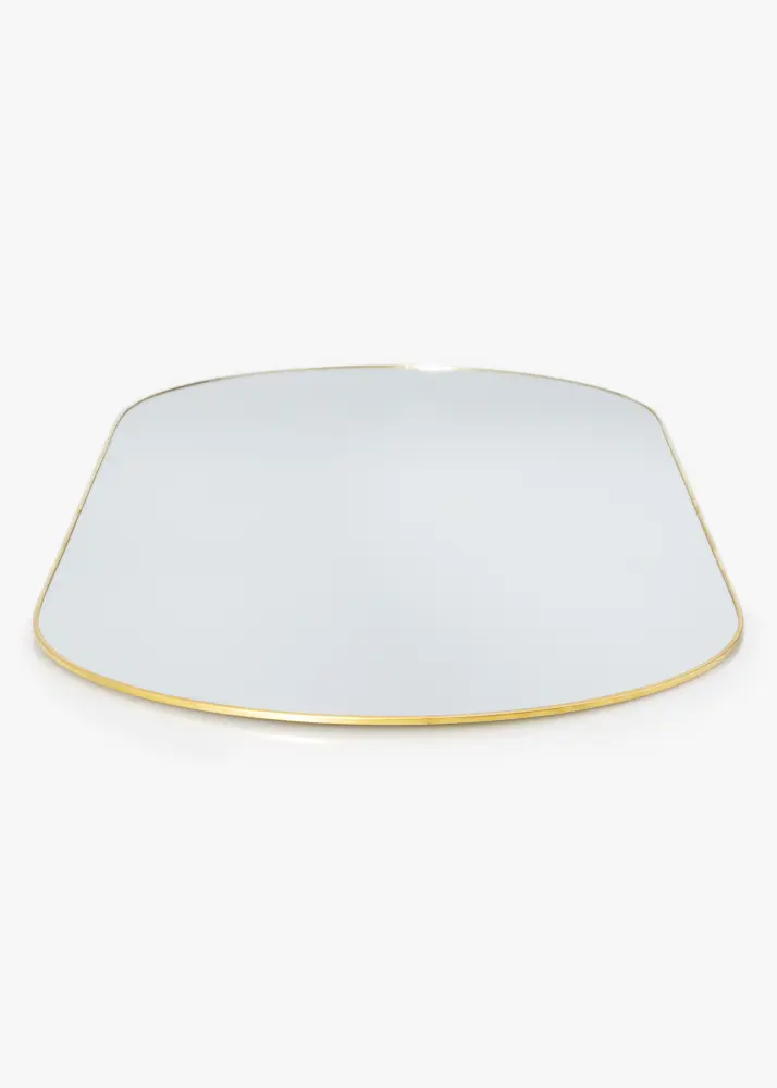 KAILA Ovāls Mirror - Thin Brass 35x80 cm