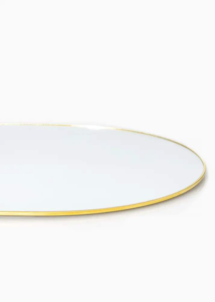 KAILA Ovāls Mirror - Thin Brass 35x80 cm