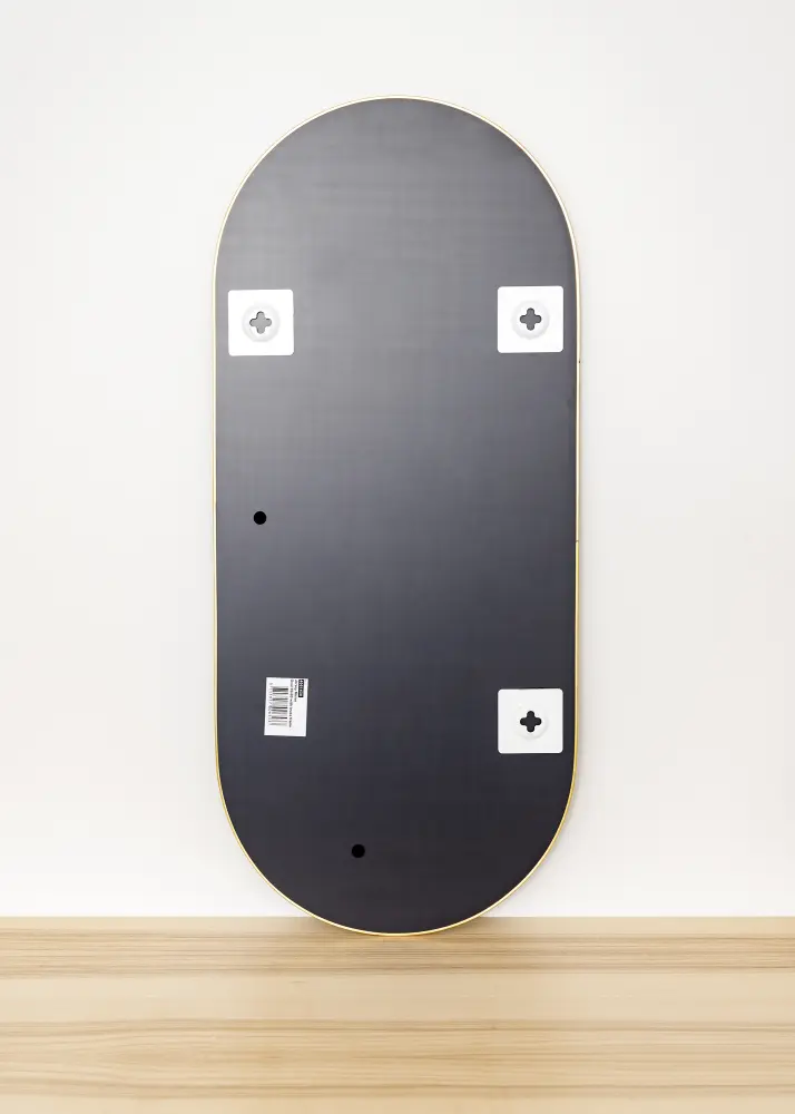 KAILA Ovāls Mirror - Thin Brass 35x80 cm