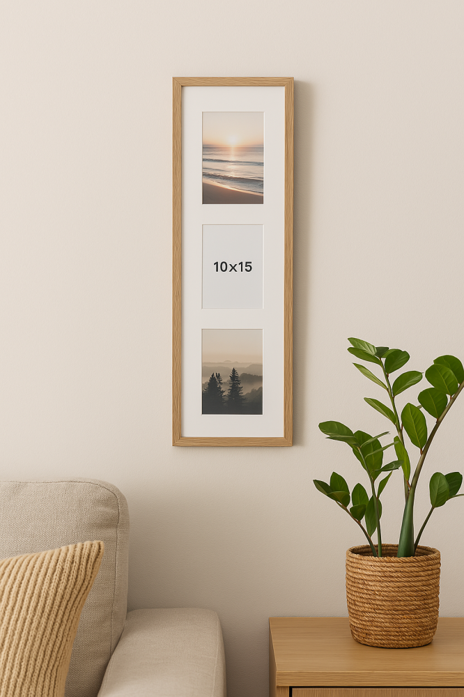 Edsbyn Kolāžas rāmis I Ozols - 3 Bildes (10x15 cm)