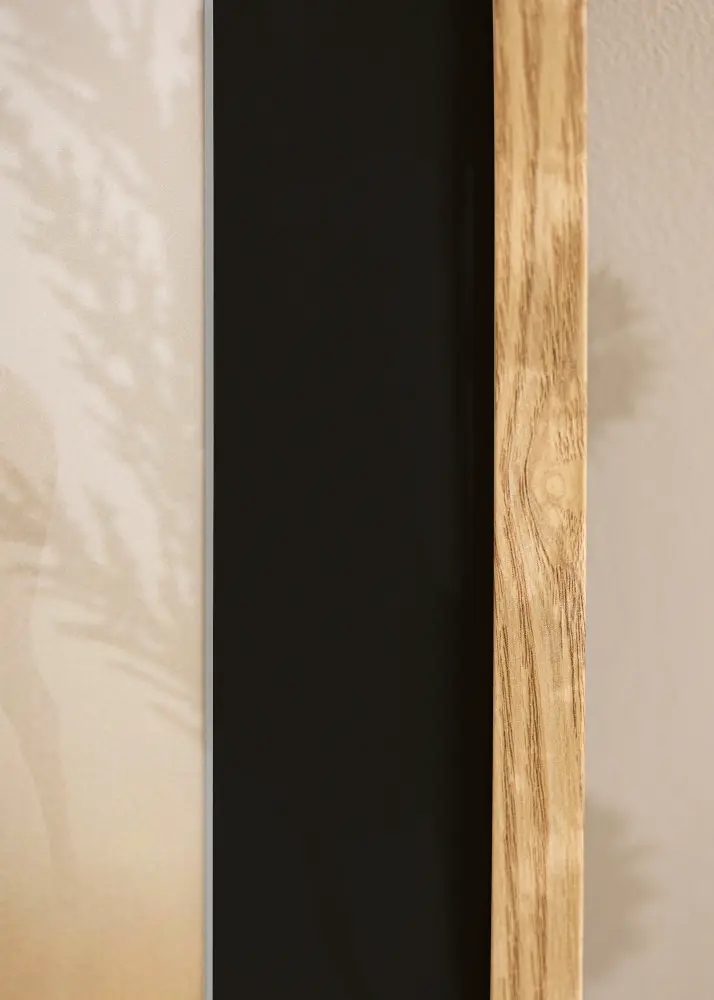Rāmis Trendy Ozols 50x60 cm - Paspartū Melns 15x20 inches