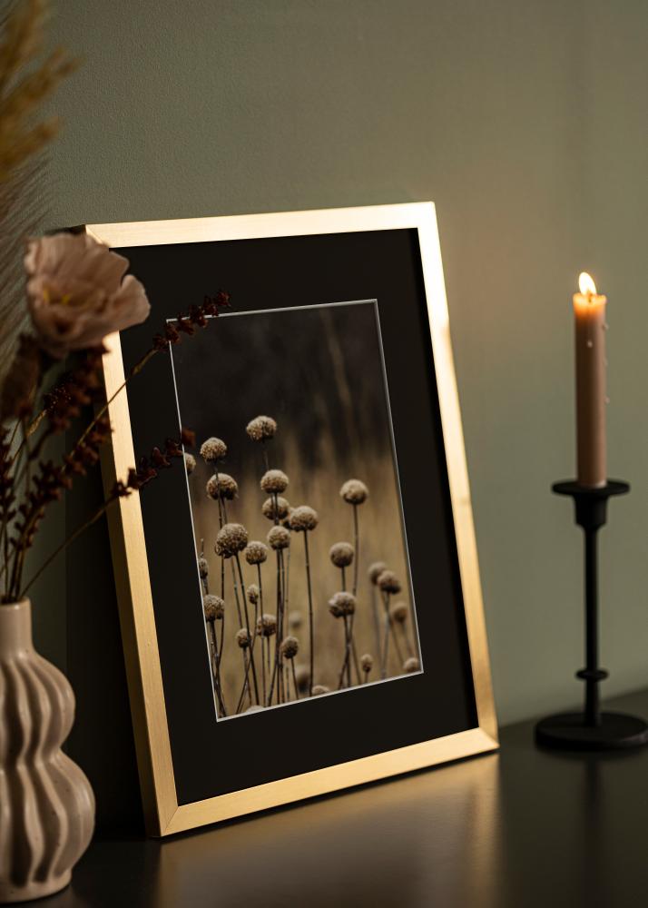 Rāmis Selection Zelta 13x18 cm - Paspartū Melns 9x12 cm