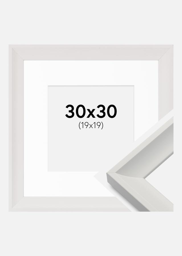 Rāmis Öjaren Balts 30x30 cm - Paspartū Balts 20x20 cm