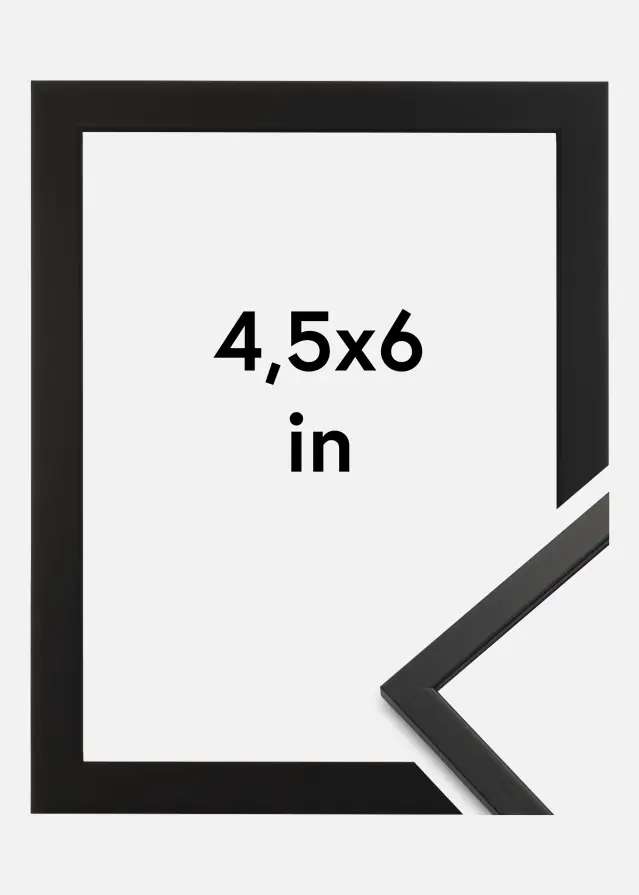 Rāmis Edsbyn Akrila stikls Melns 4,5x6 inches (11,43x15,24 cm)