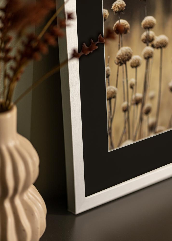 Rāmis Selection Sudrabs 70x100 cm - Paspartū Melns 62x93 cm