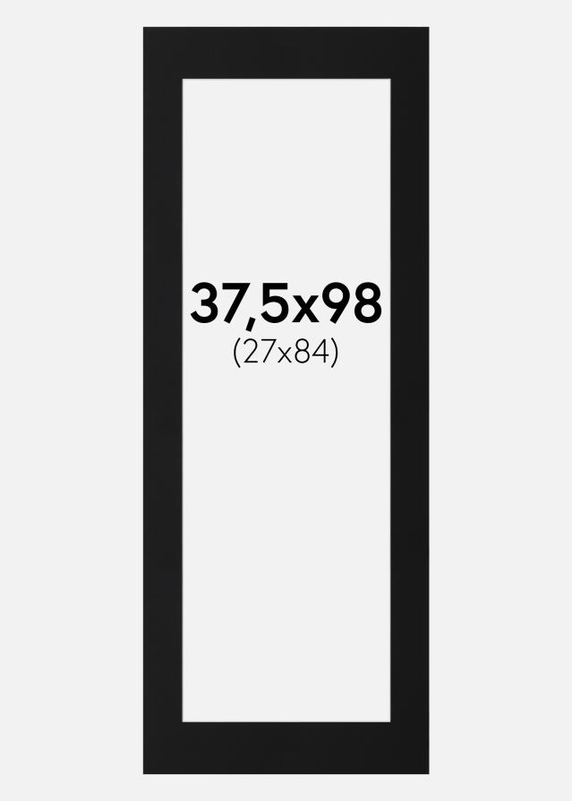 Paspartū Melns Standarts (Balts Kodols) 37,5x98 cm (27x84)