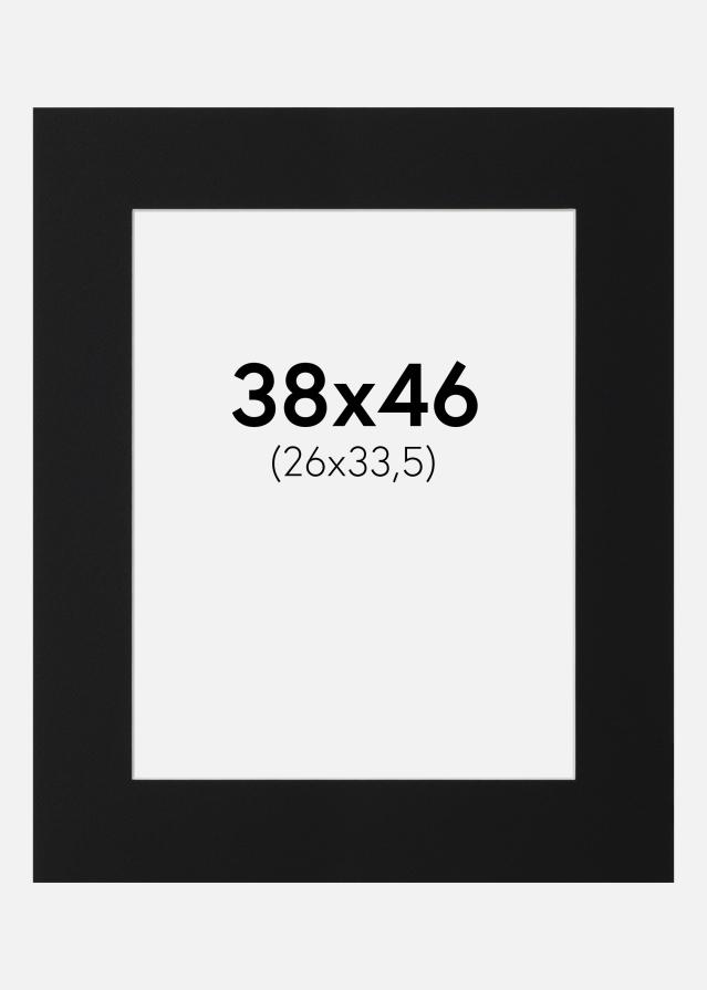 Paspartū Melns Standarts (Balts Kodols) 38x46 cm (26x33,5)