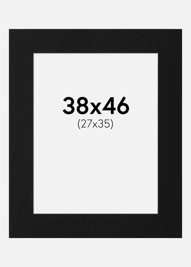 Paspartū Melns Standarts (Balts Kodols) 38x46 cm (27x35)