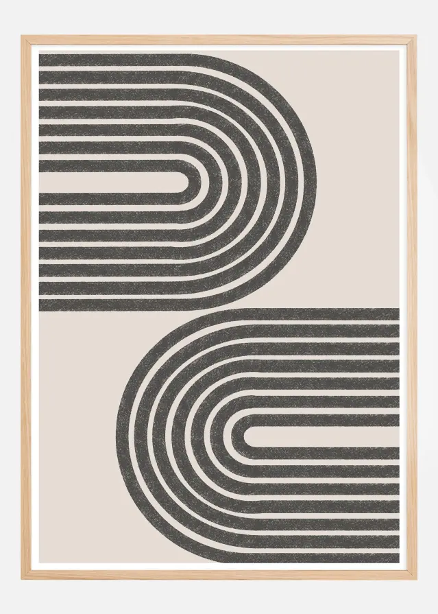 Flow Shapes No14 Plakāts