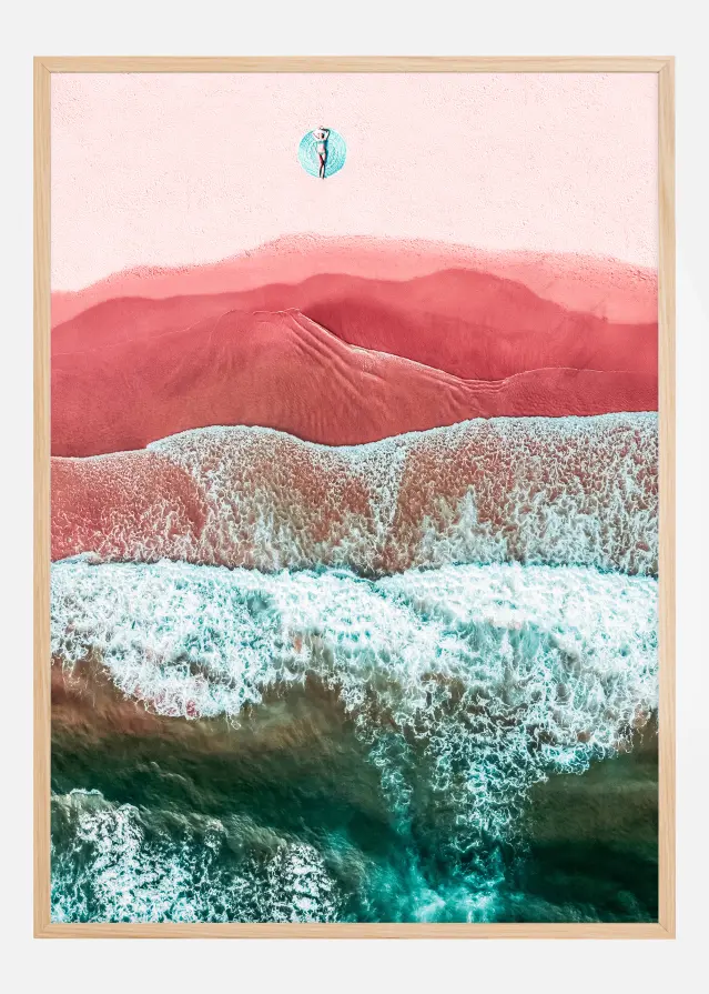 Pink beach Plakāts