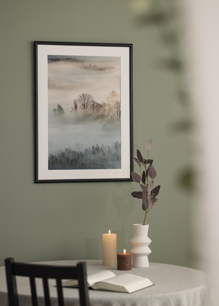 Rāmis Line Melns 30x30 cm