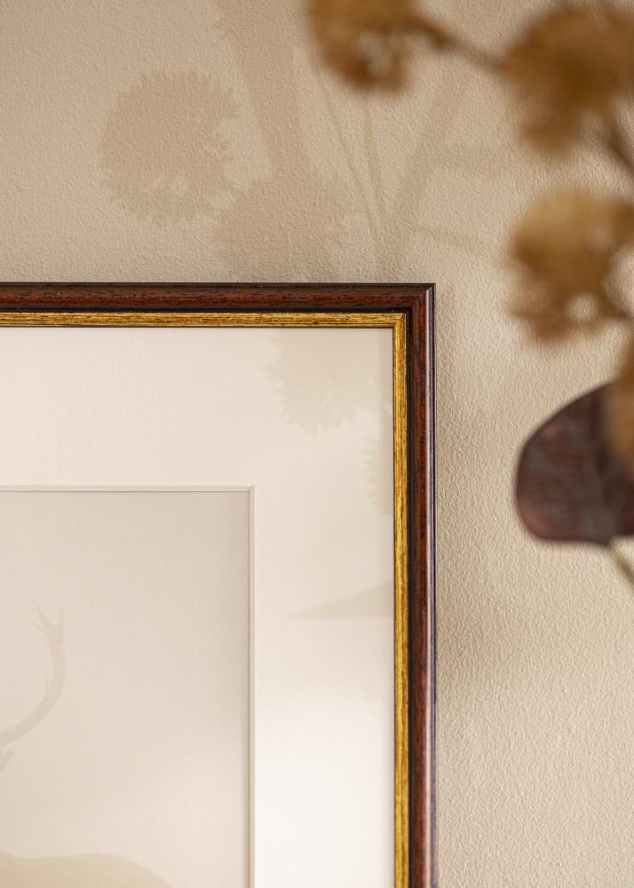 Rāmis Horndal brūns 30x80 cm - Paspartu Balts 20x70 cm