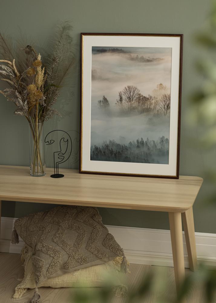 Rāmis Horndal brūns 30x80 cm - Paspartu Balts 20x70 cm