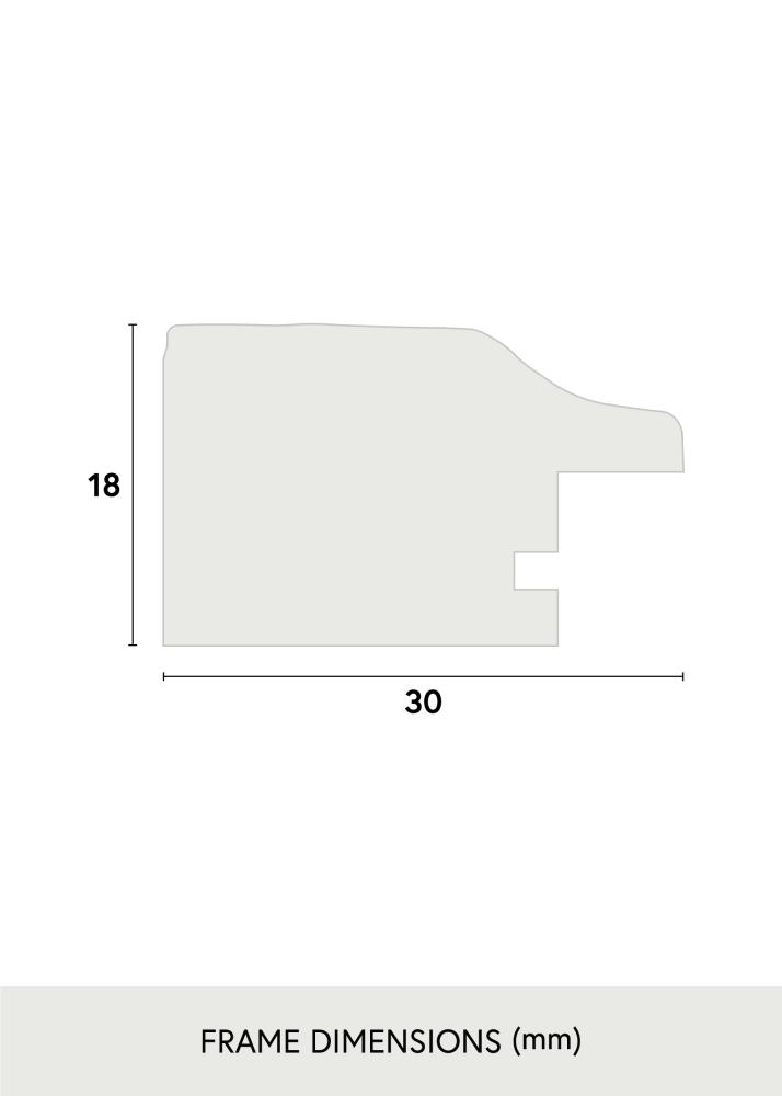 Spogulis Leonie Melns - Savi izmēri