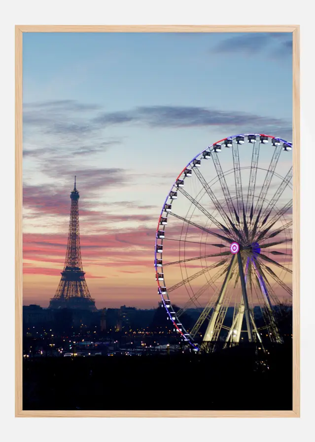 Paris Wheel Plakāts
