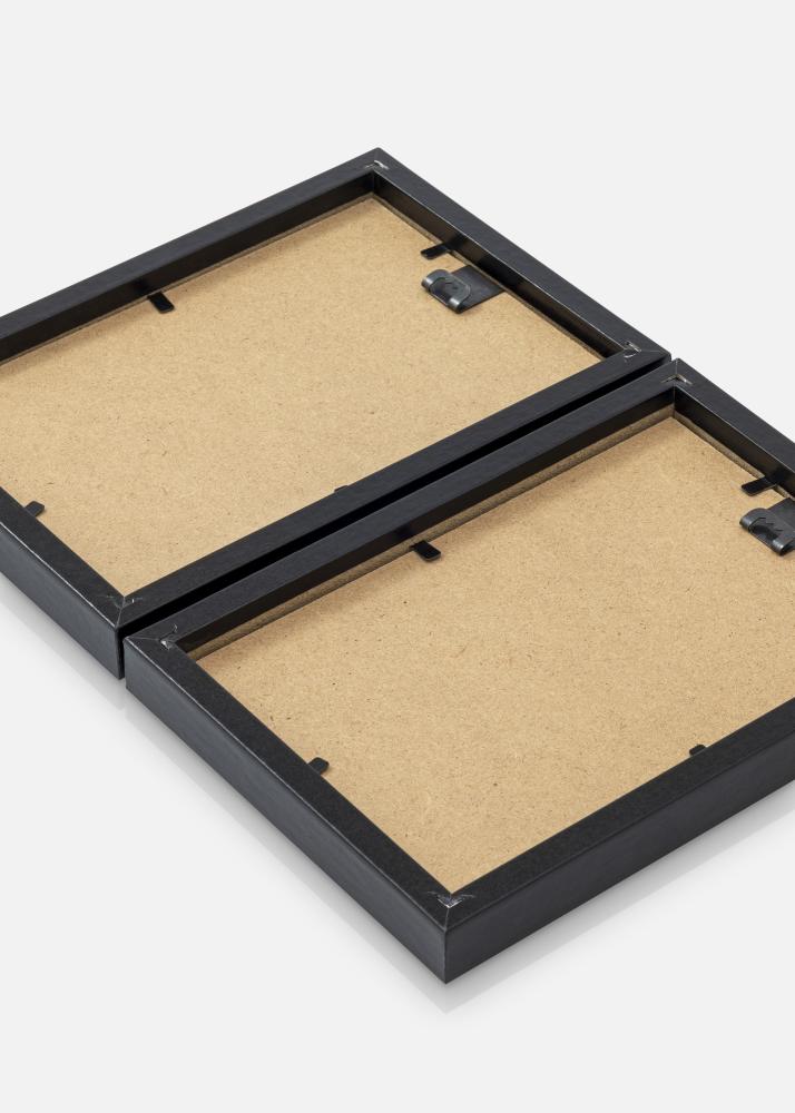 Salokāms rāmis Melns 10x15 cm