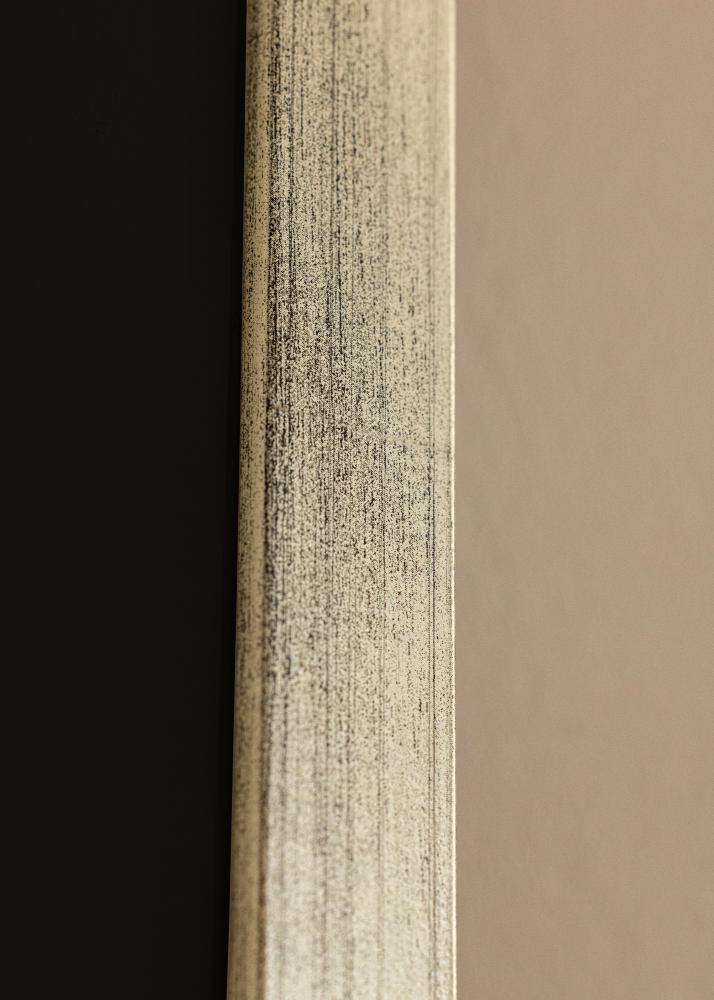 Rāmis Estētisks Sudrabs 20x25 cm - Paspartū Melns 15x20 cm