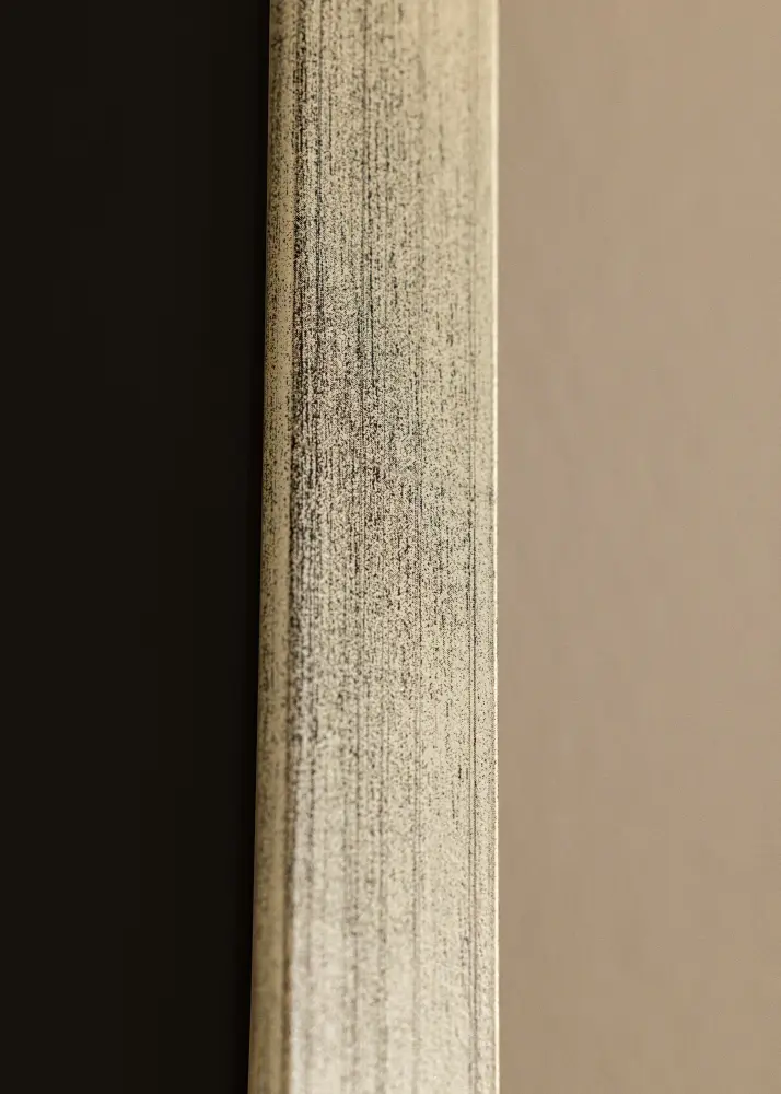 Rāmis Estētisks Sudrabs 30x40 cm - Paspartū Melns 8x12 inches