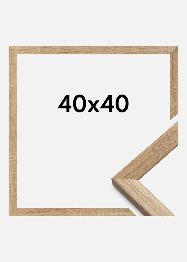 Rāmis Fiorito Gaišs Ozols 40x40 cm