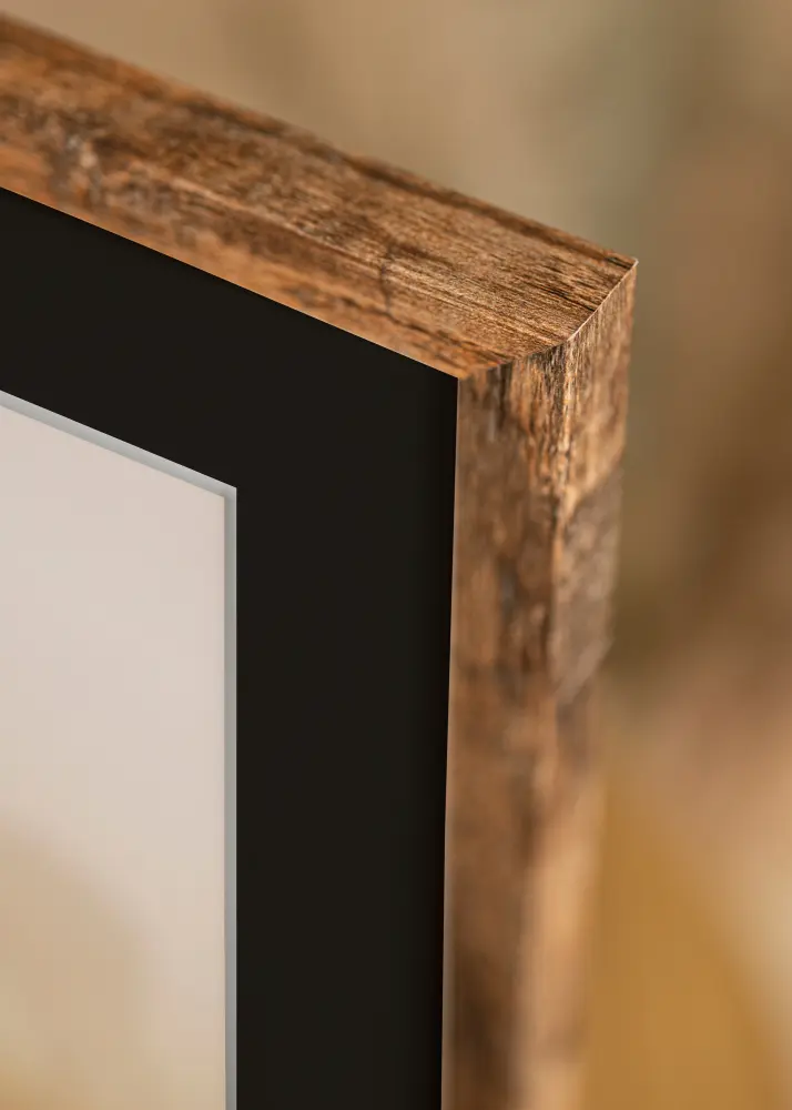 Rāmis Fiorito Washed Oak 42x59,4 cm (A2) - Paspartū Melns 25x38 cm